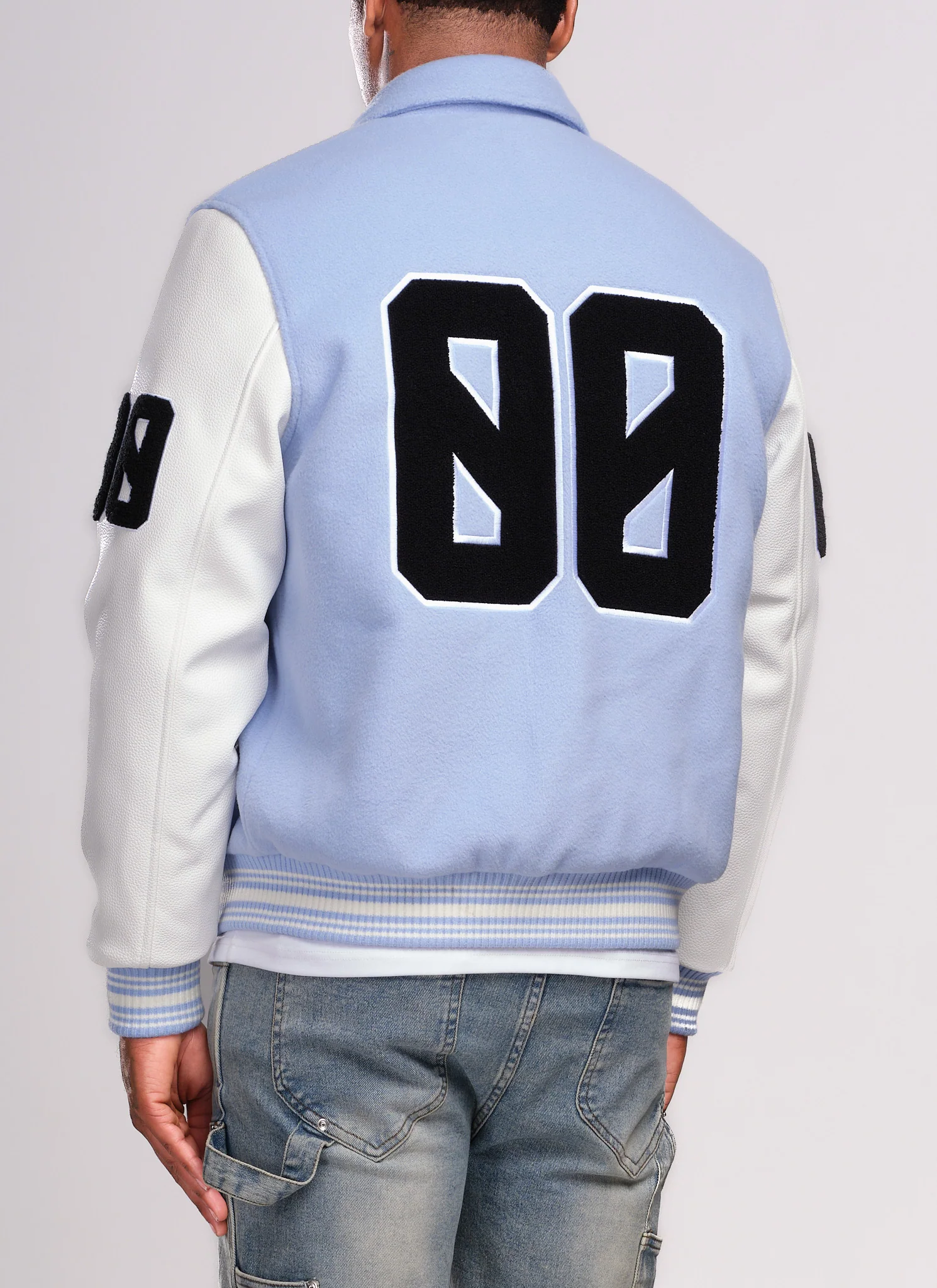 All Star Varsity Jacket - Baby Blue - Image 3