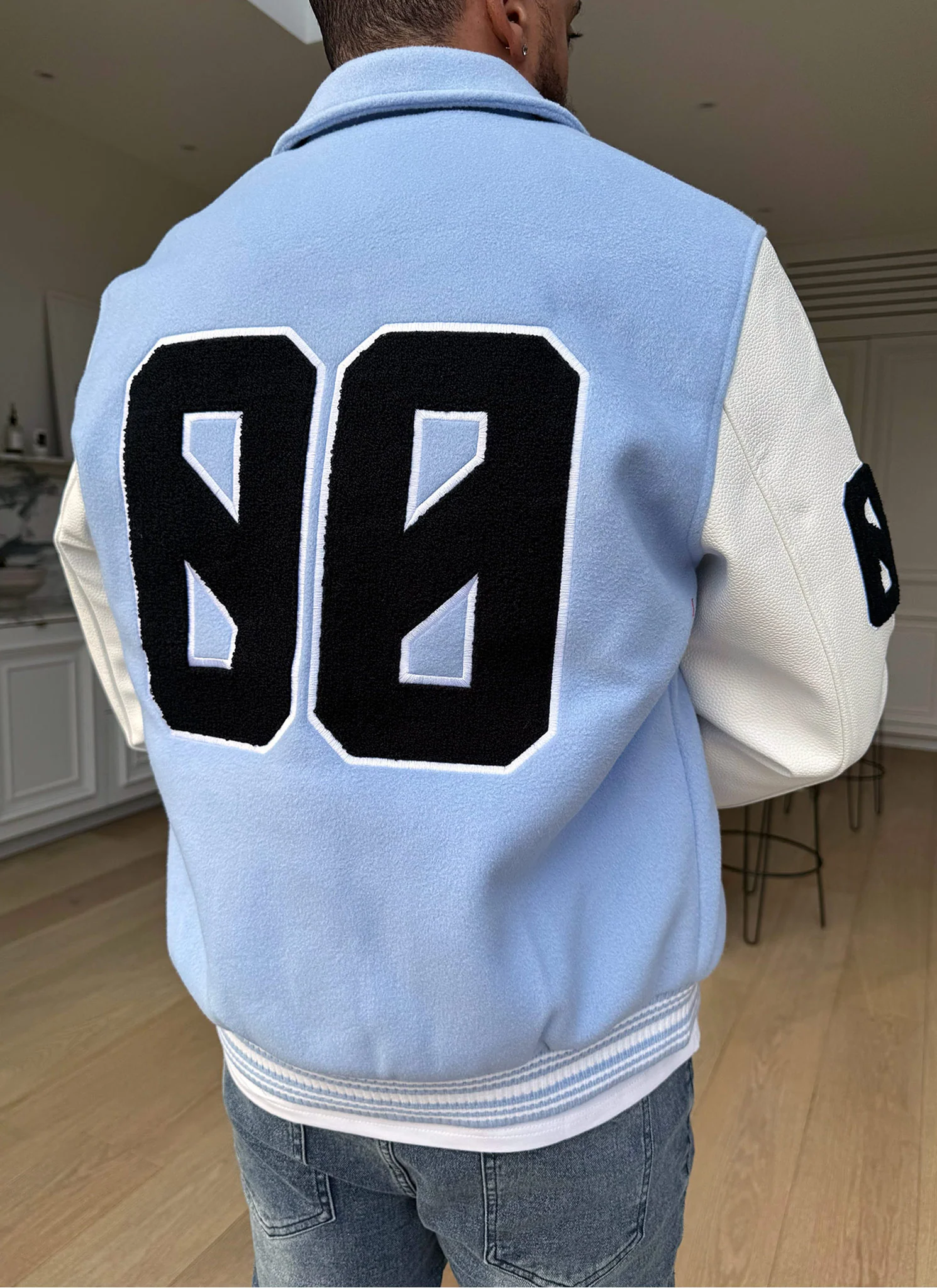 All Star Varsity Jacket - Baby Blue - Image 6