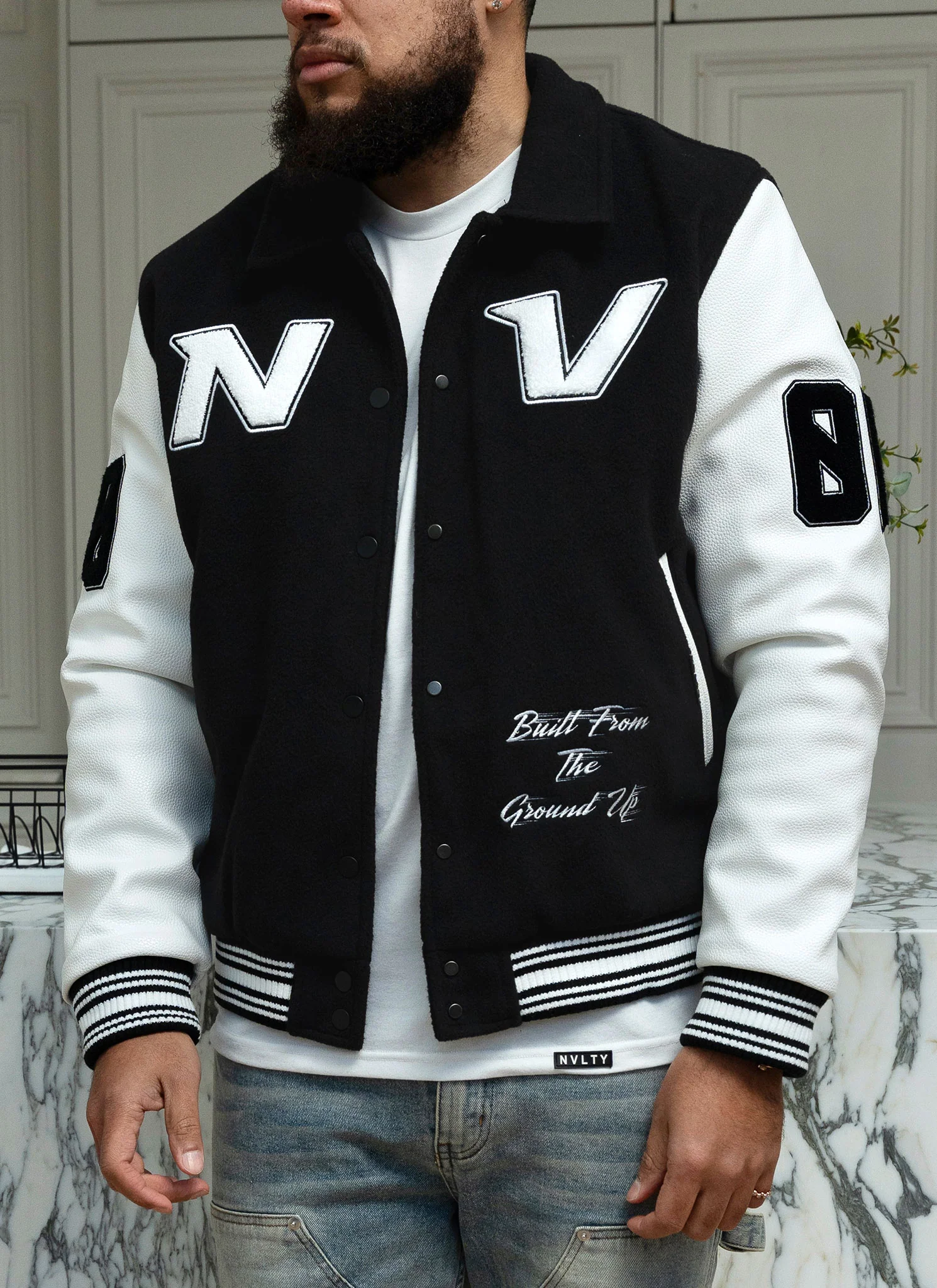 All Star Varsity Jacket - Black - Image 2