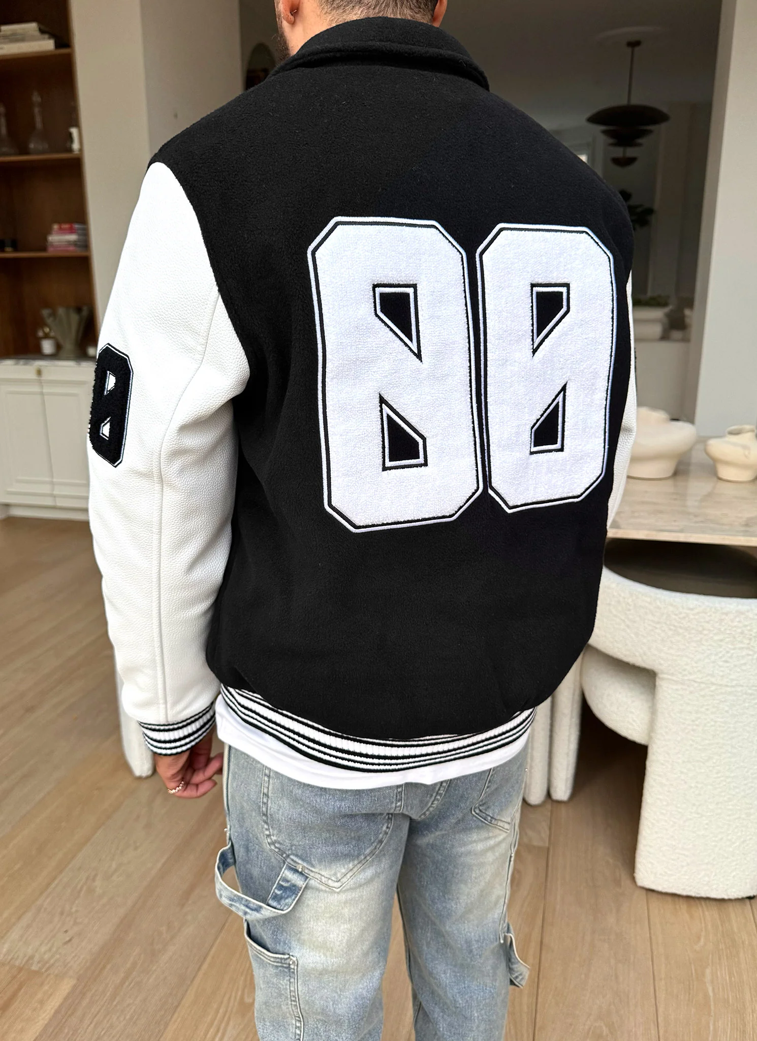All Star Varsity Jacket - Black - Image 5