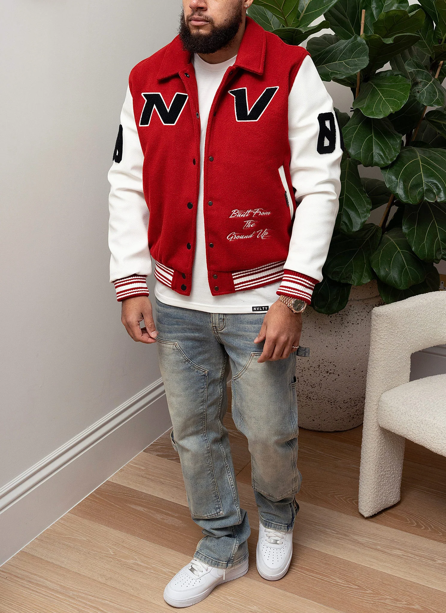All Star Varsity Jacket - Red - Image 2