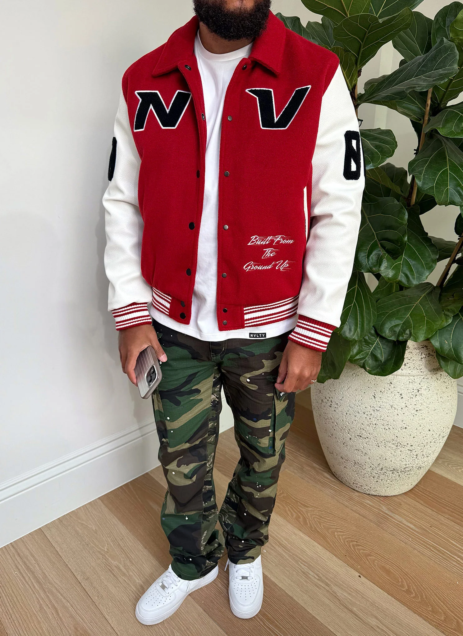 All Star Varsity Jacket - Red - Image 4