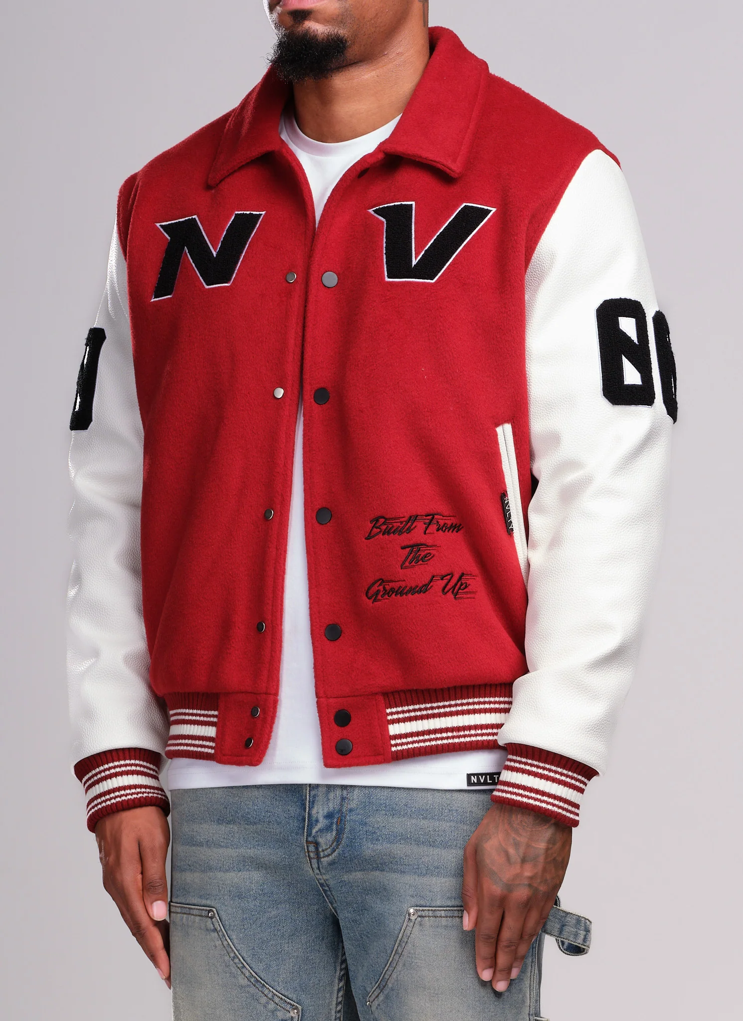 All Star Varsity Jacket - Red - Image 5