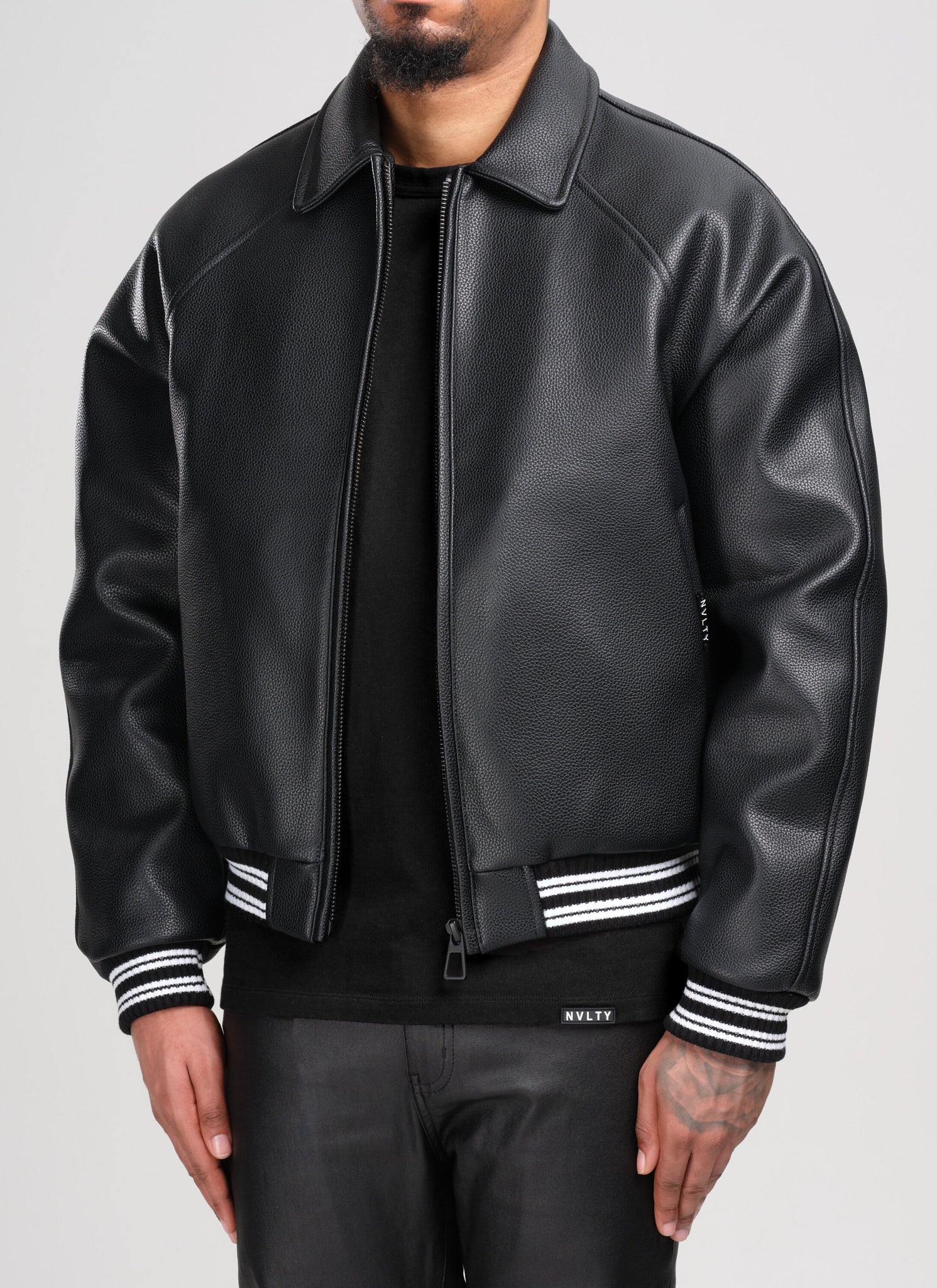 Aviator Jacket - Black - Image 2