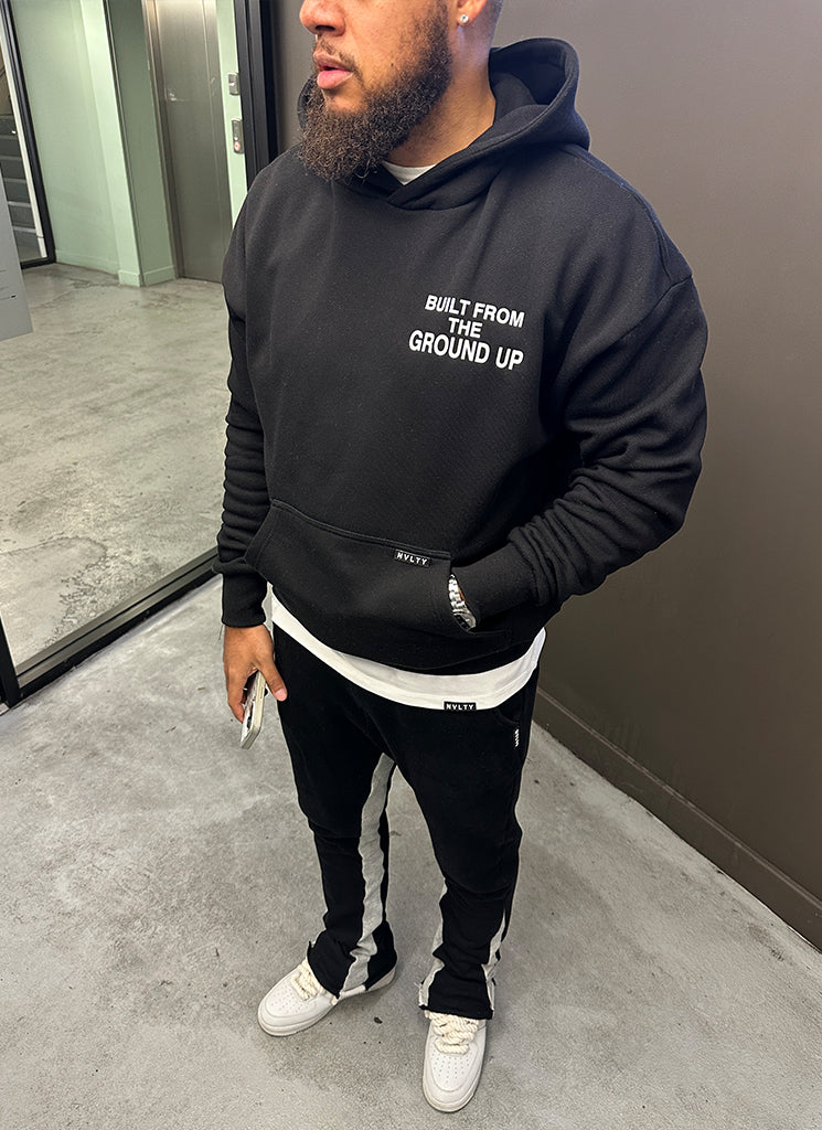 Built From The Ground Up Hoodie - Black - Image 3