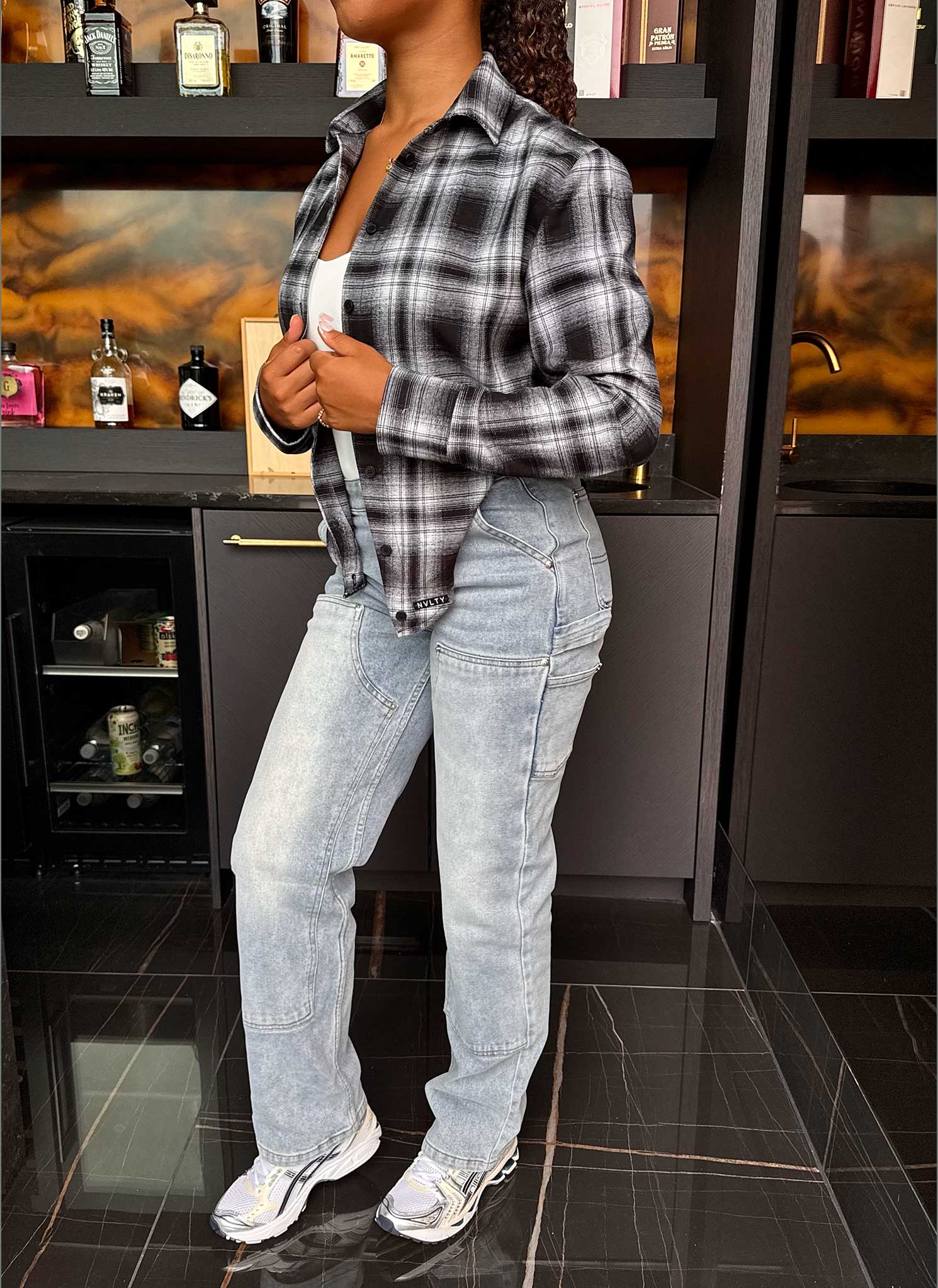Corset Flannel - Black - Image 7