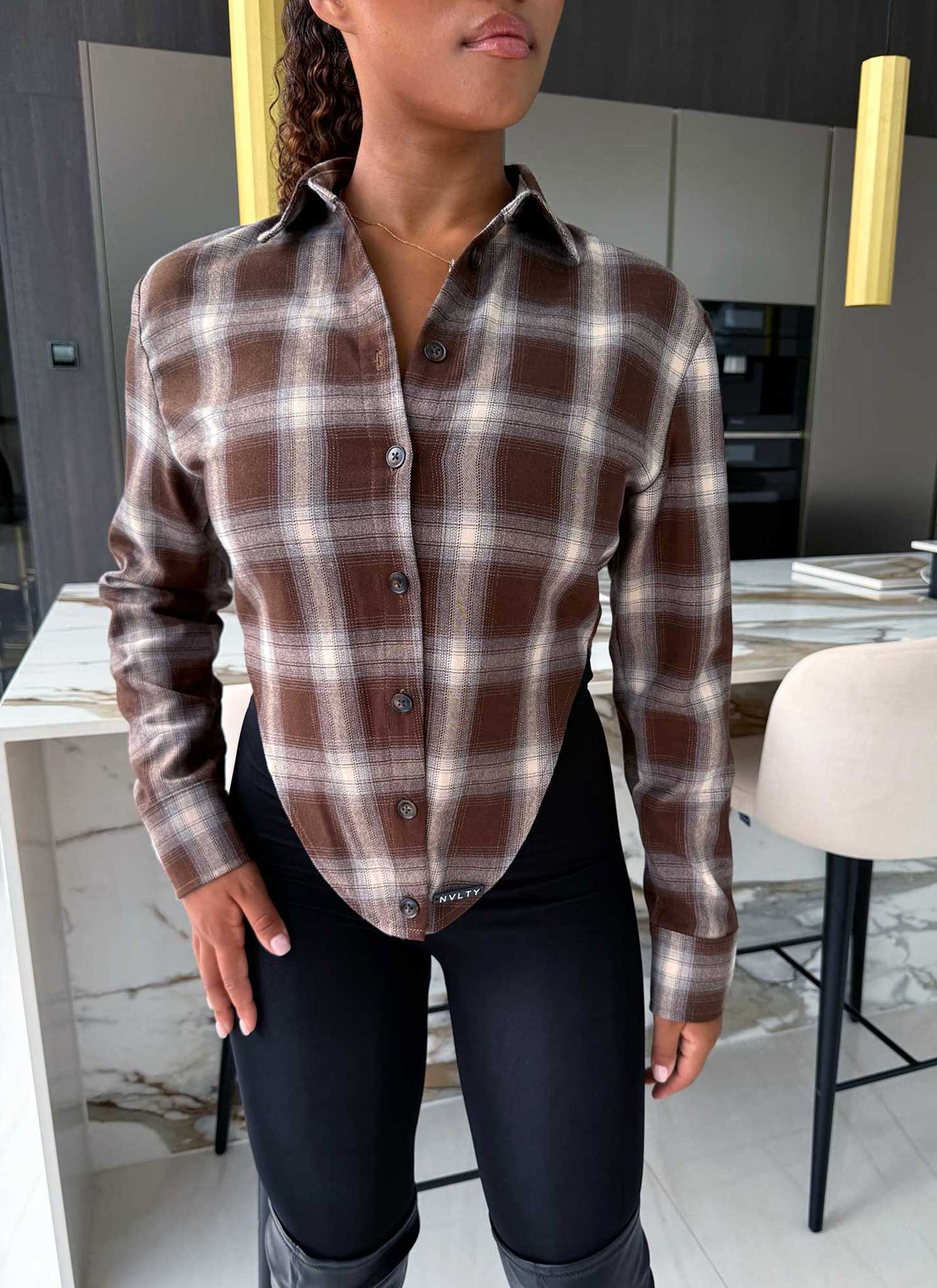Corset Flannel - Brown - Image 7