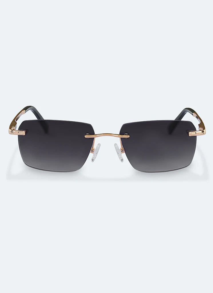 Frameless Tint Sunglasses - Gold - Image 3