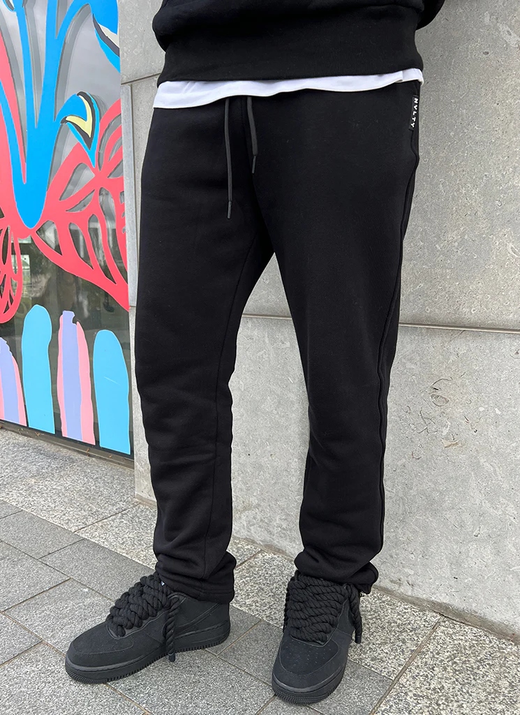 Heavyweight Essential Joggers - Black - Image 5