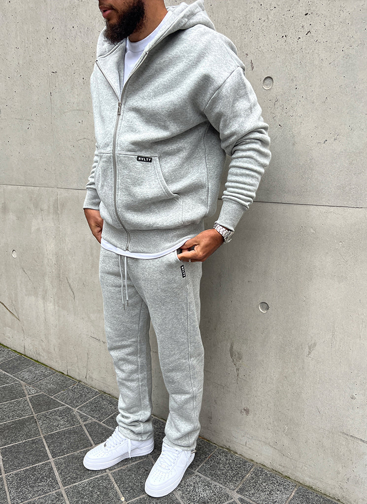 Heavyweight Essential Joggers - Grey - Image 11