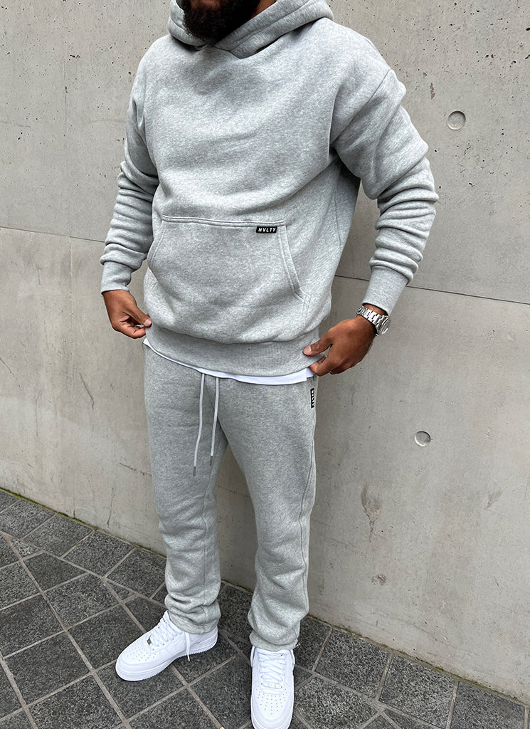 Heavyweight Essential Joggers - Grey - Image 12