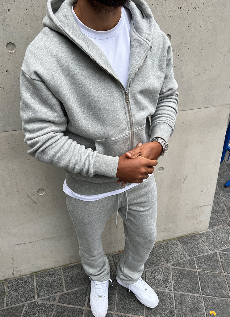 Heavyweight Essential Joggers - Grey - Image 13