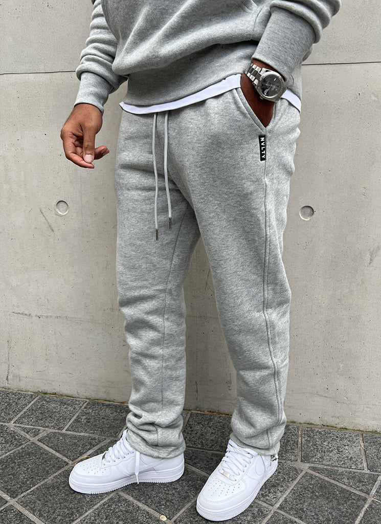 Heavyweight Essential Joggers - Grey - Image 4