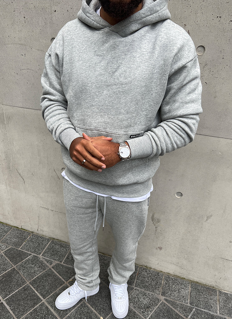 Heavyweight Essential Joggers - Grey - Image 5