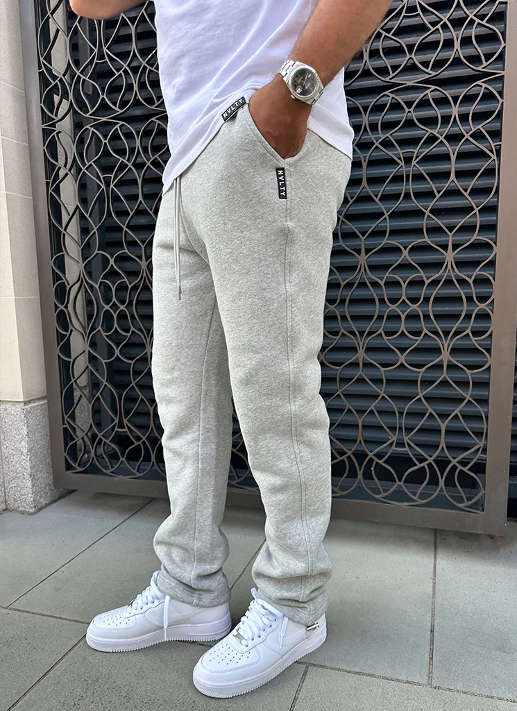 Heavyweight Essential Joggers - Grey - Image 6