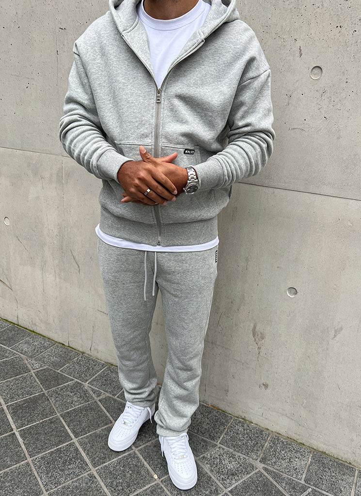 Heavyweight Essential Joggers - Grey - Image 7
