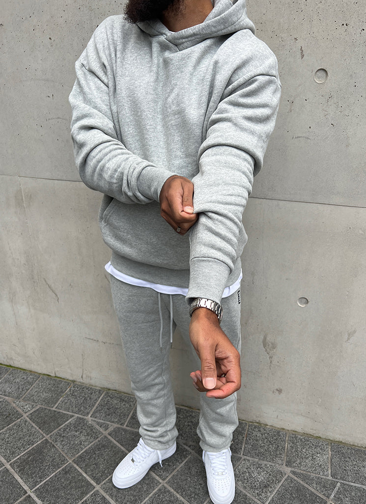 Heavyweight Essential Joggers - Grey - Image 9