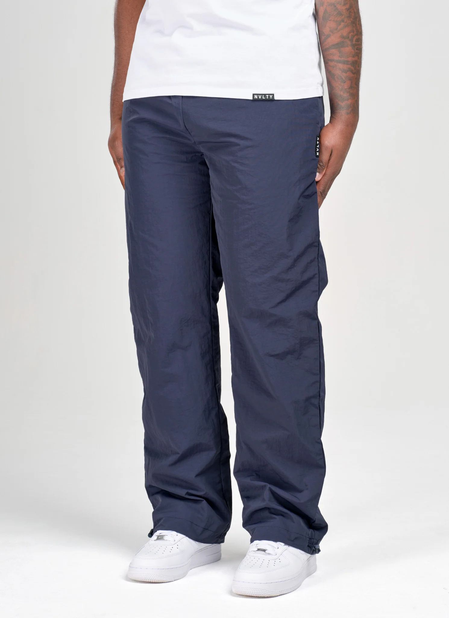 Heavyweight Shell Track Pants - Navy - Image 3