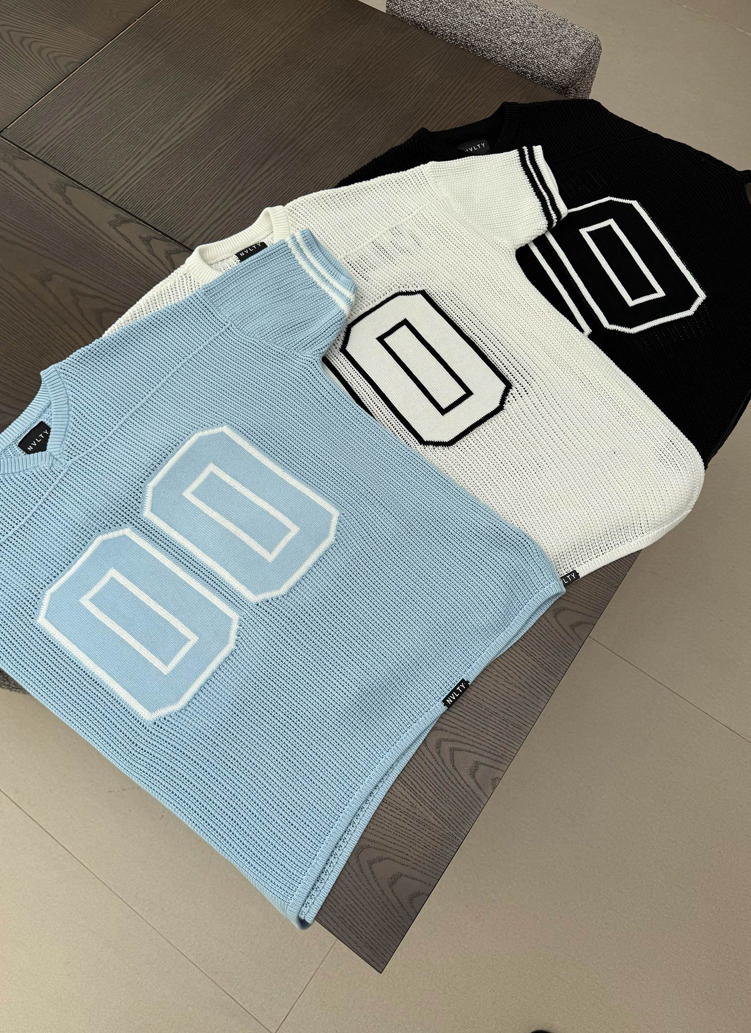 Knitted Members Jersey - Black - Image 11