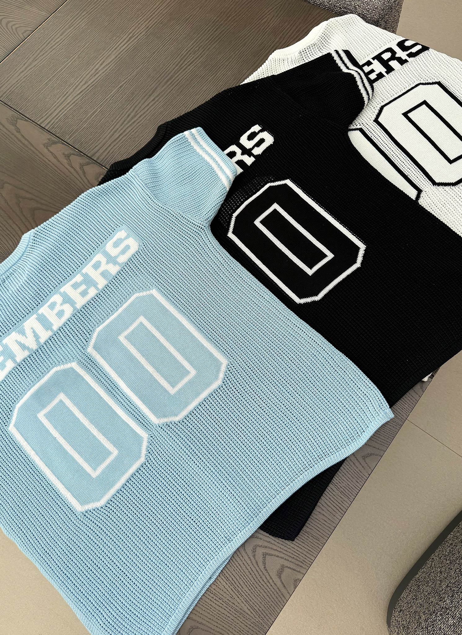 Knitted Members Jersey - Black - Image 7