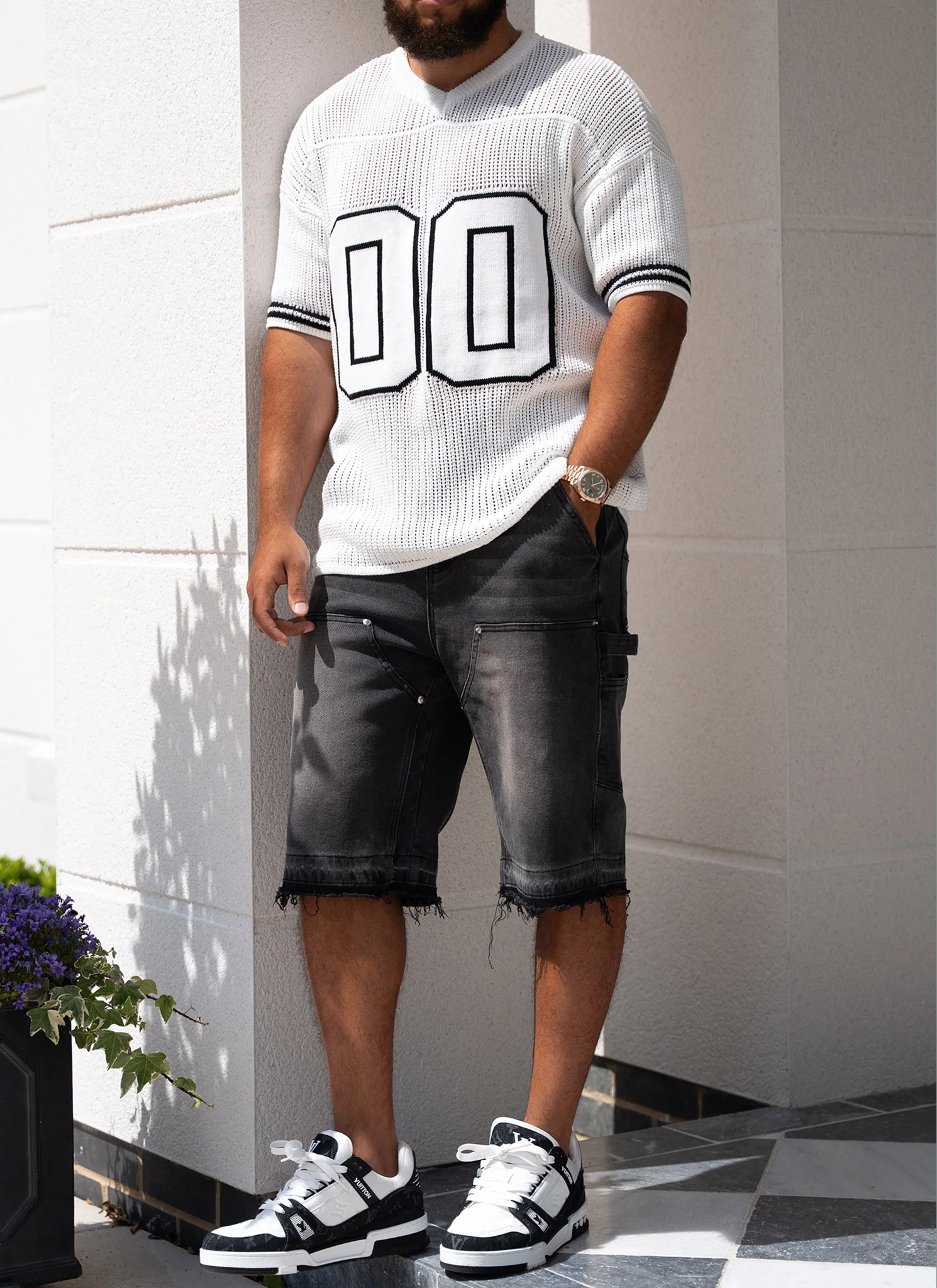 Knitted Members Jersey - Ivory - Image 6