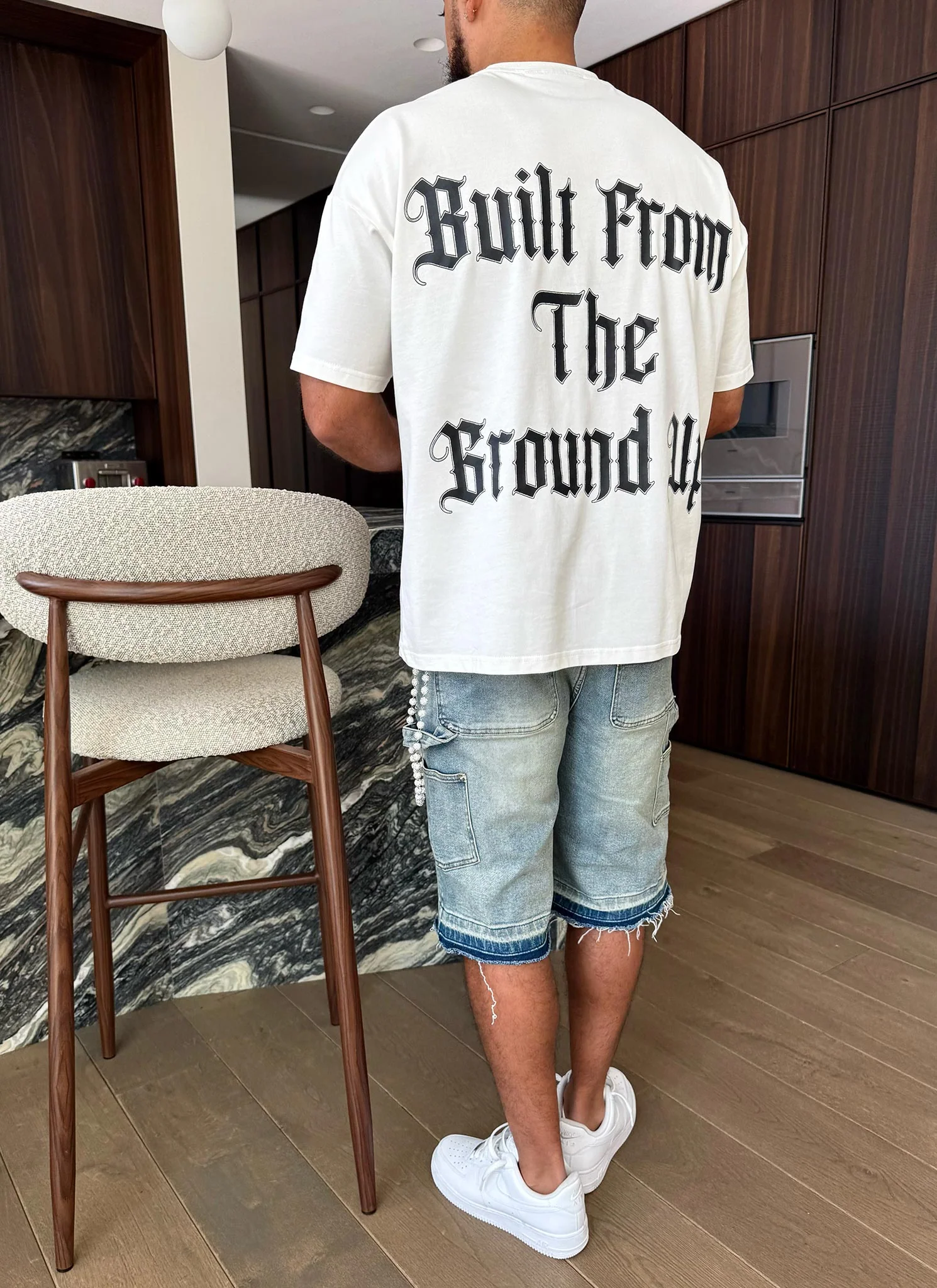 Members Arc T-Shirt - White - Image 11