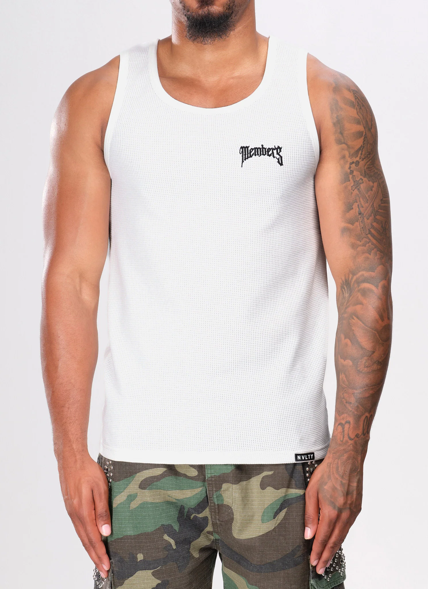 Members Arc Vest - White