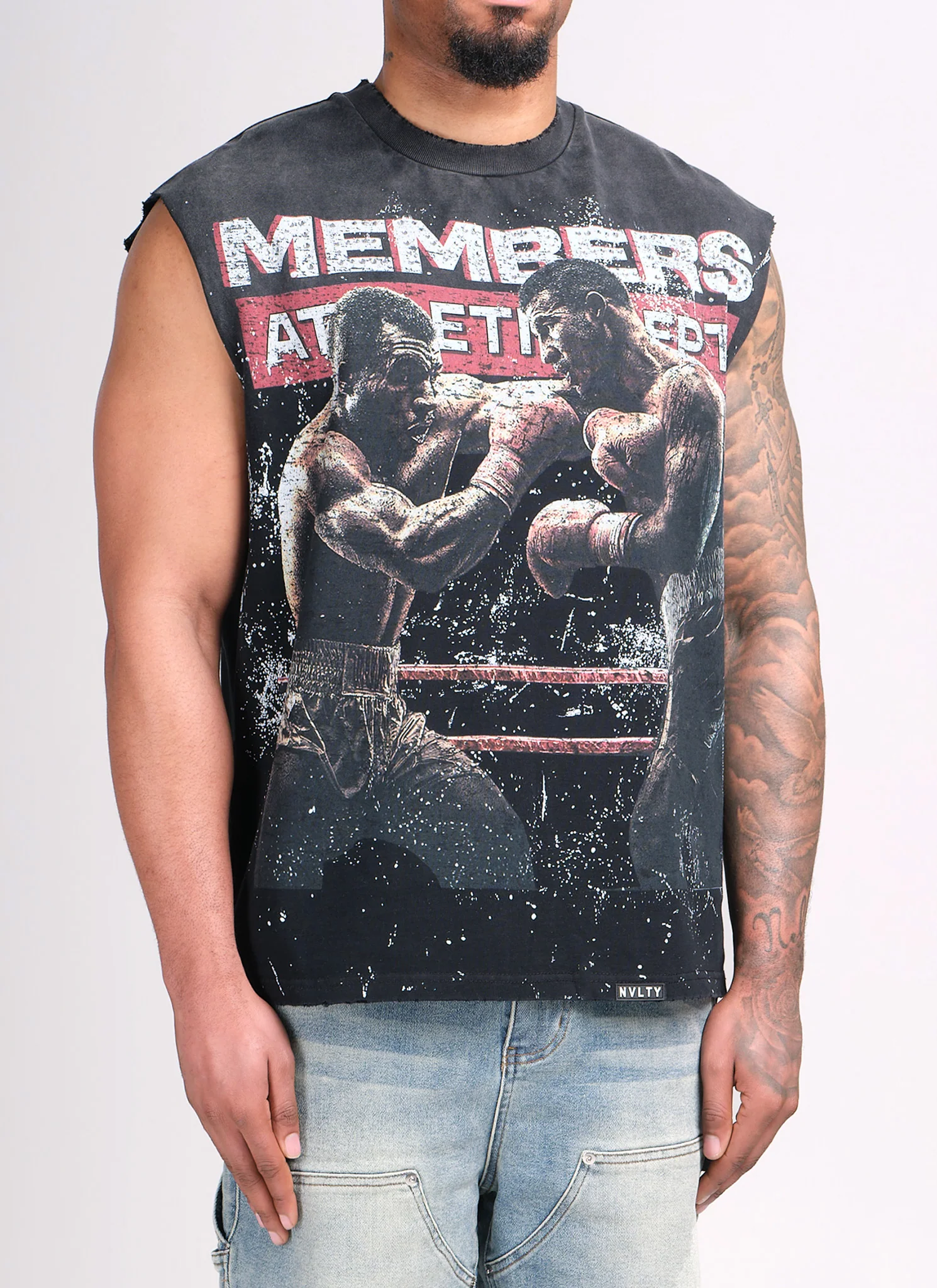 Members Athletic Dept Sleeveless T-Shirt - Black - Image 9