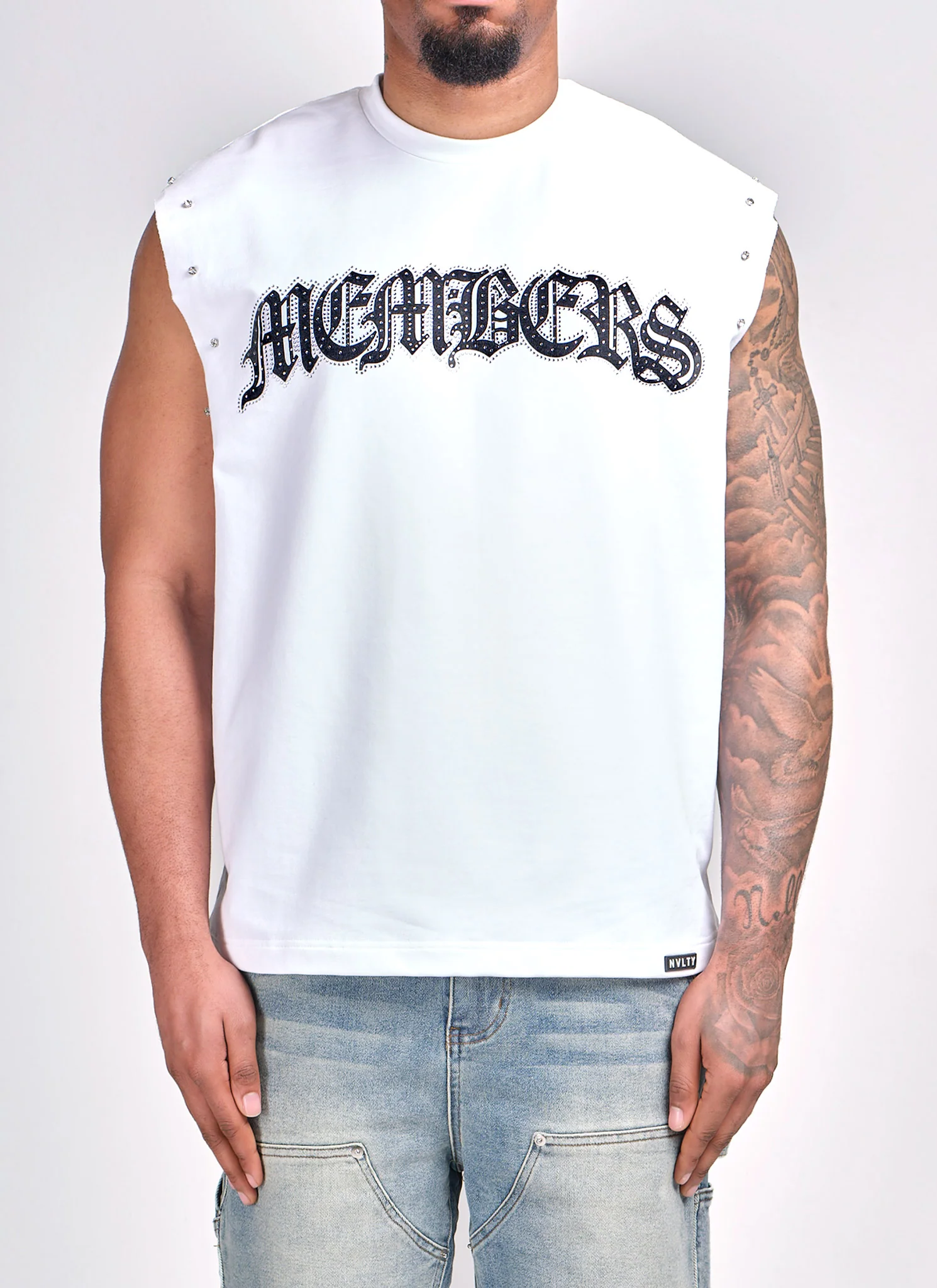 Members Built VVS Sleeveless T-Shirt - White