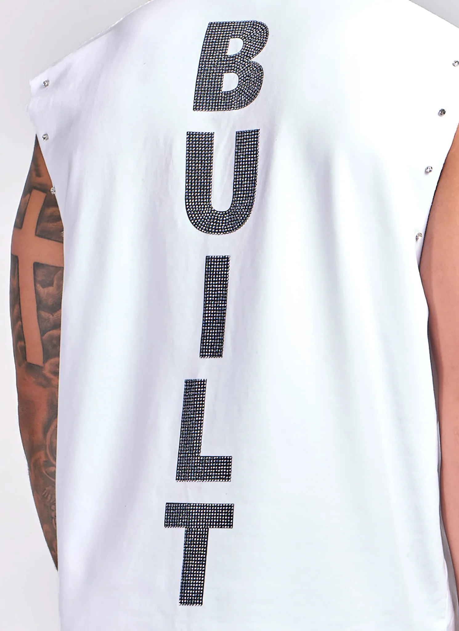 Members Built VVS Sleeveless T-Shirt - White - Image 2