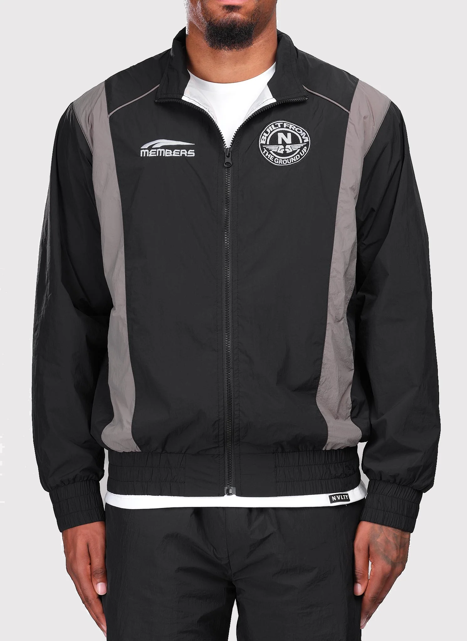 Members Track Jacket - Black