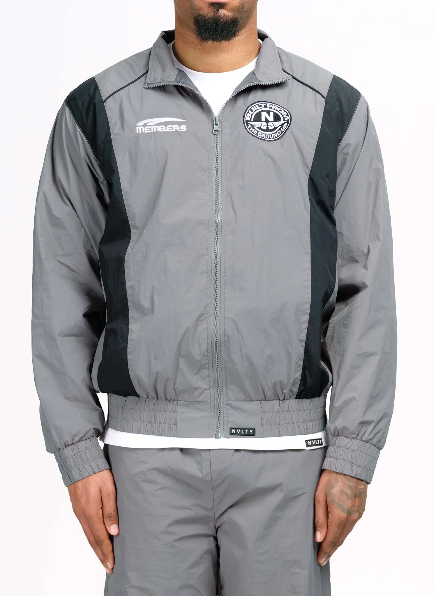 Members Track Jacket - Grey