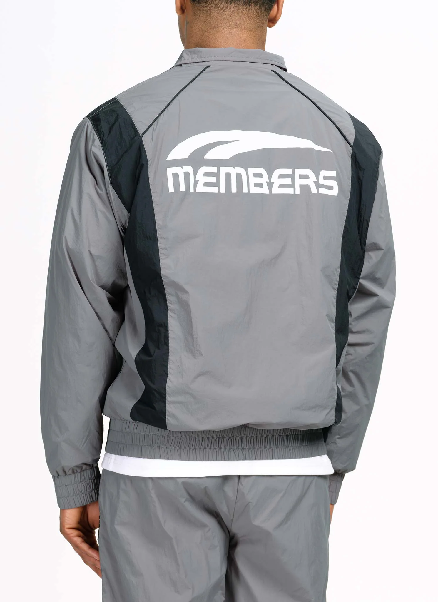 Members Track Jacket - Grey - Image 3