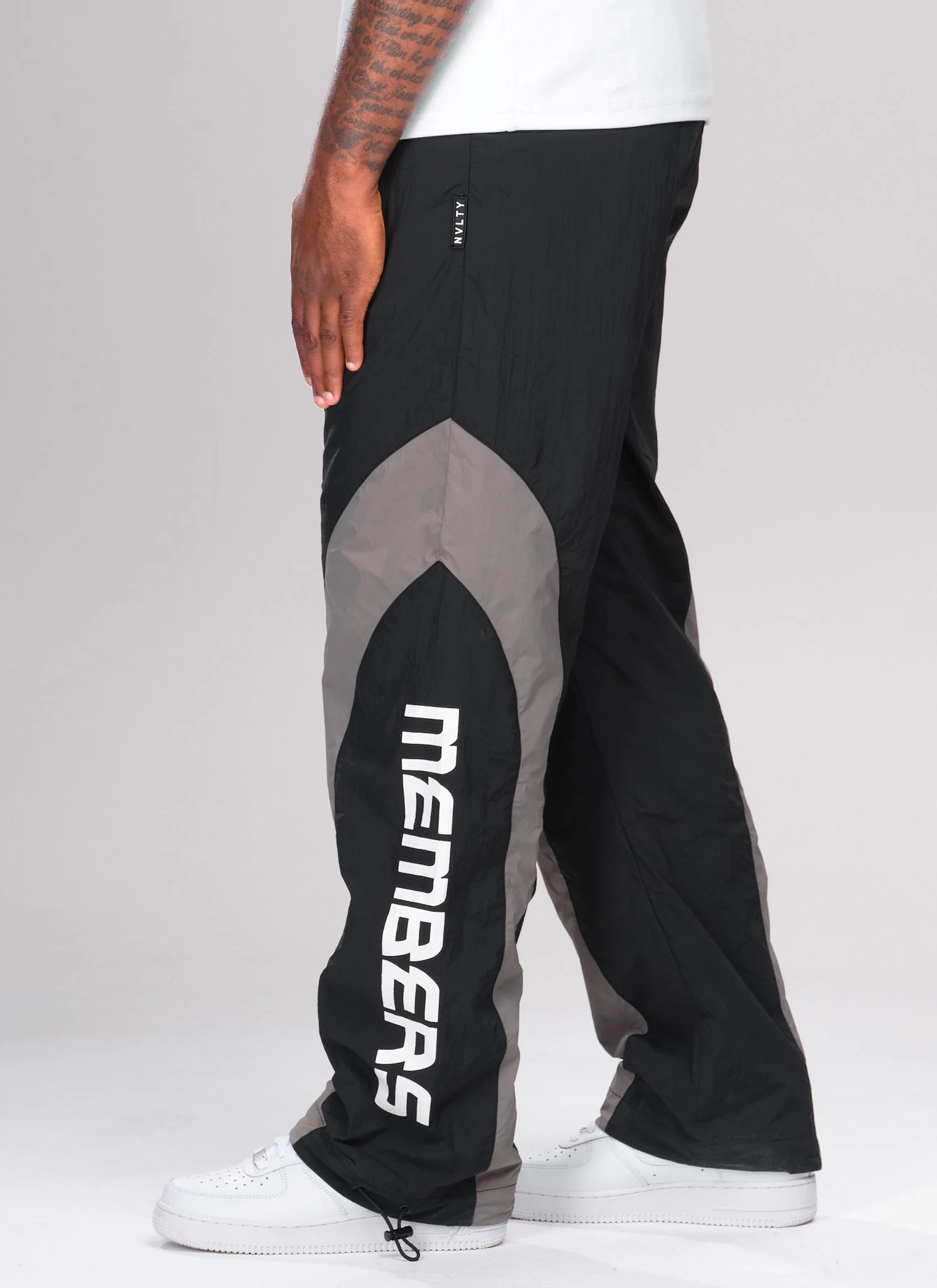 Members Track Pants - Black - Image 2