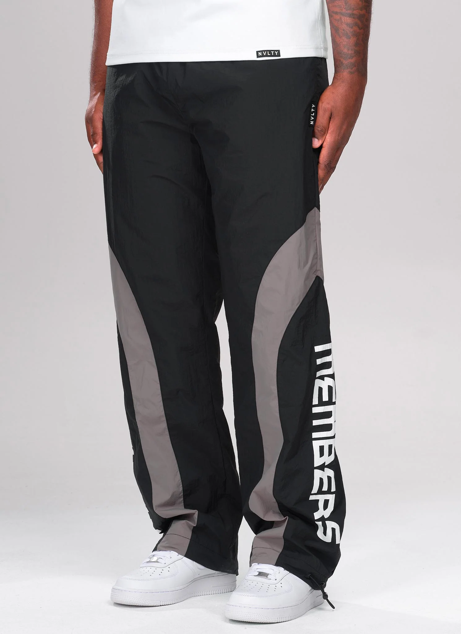 Members Track Pants - Black - Image 4