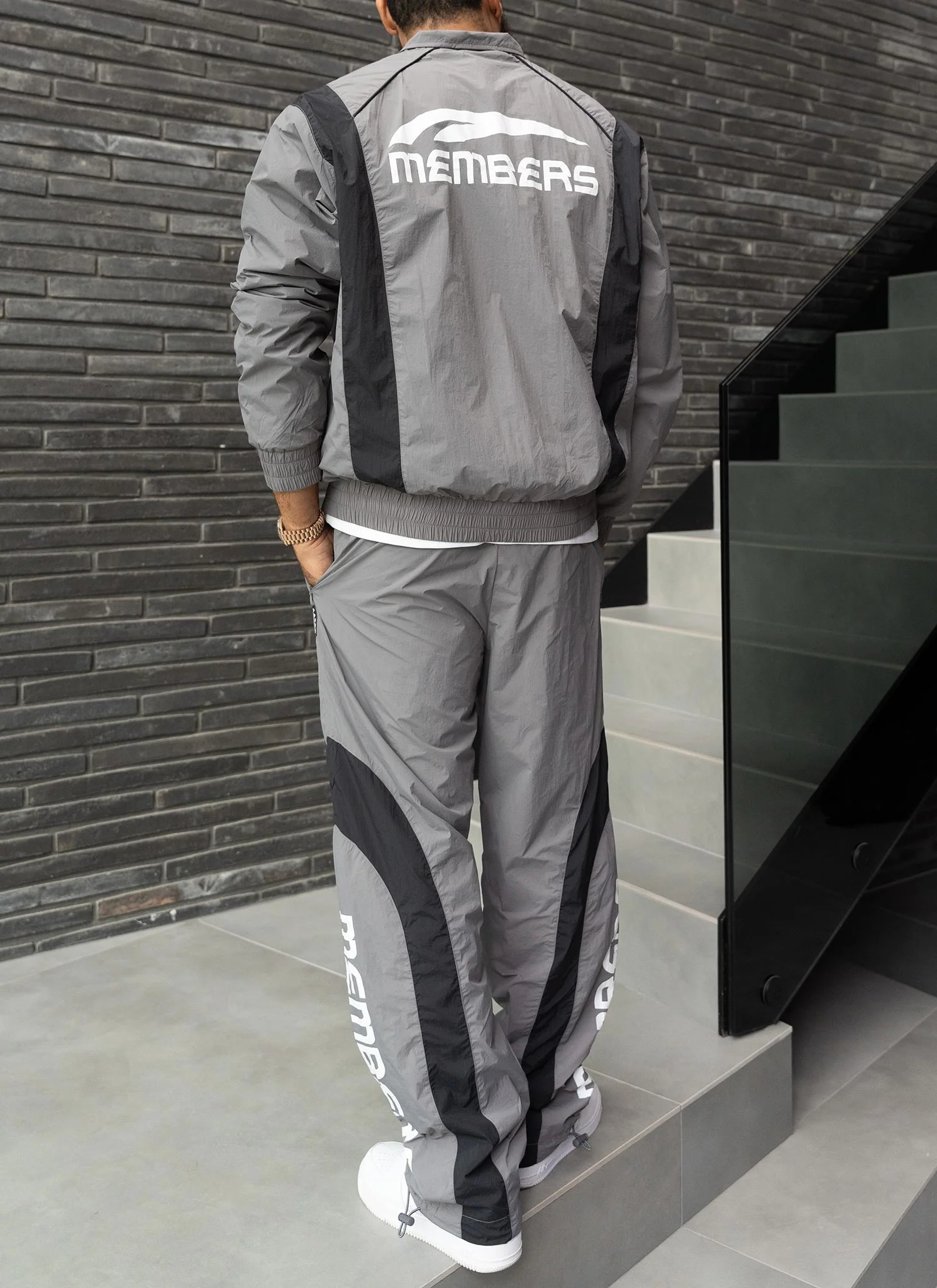 Members Track Pants - Grey - Image 7