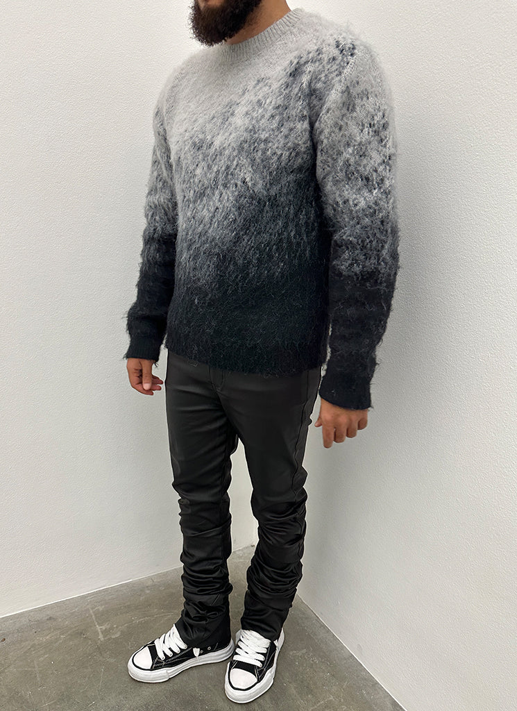Mohair Gradient Sweater - Black - Image 22