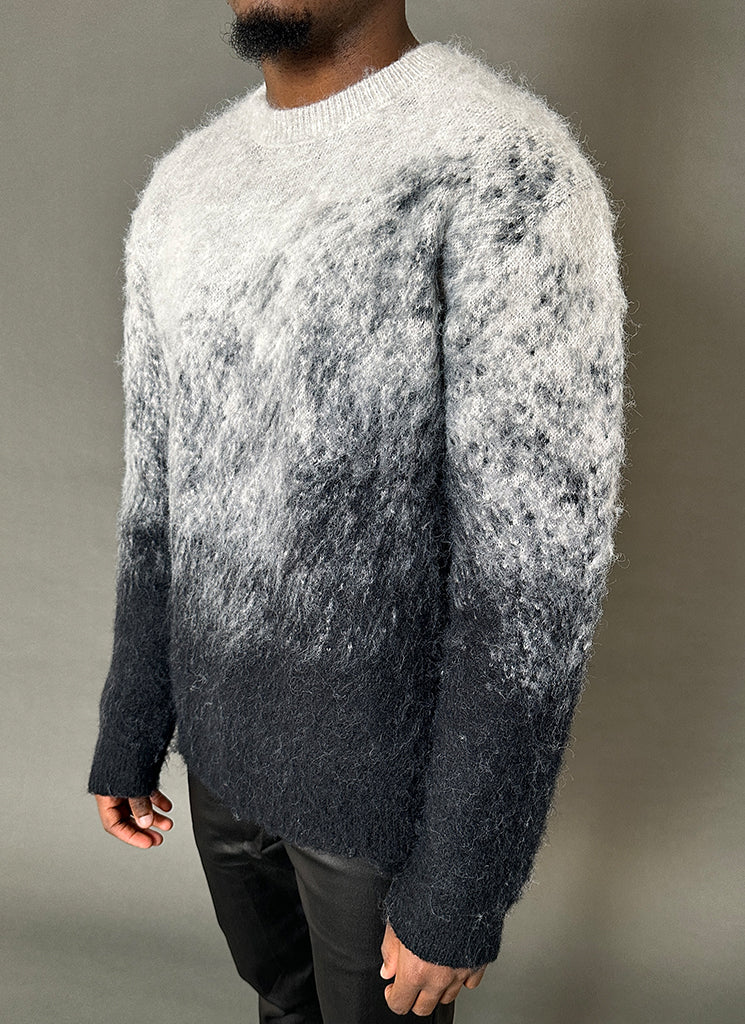 Mohair Gradient Sweater - Black - Image 24