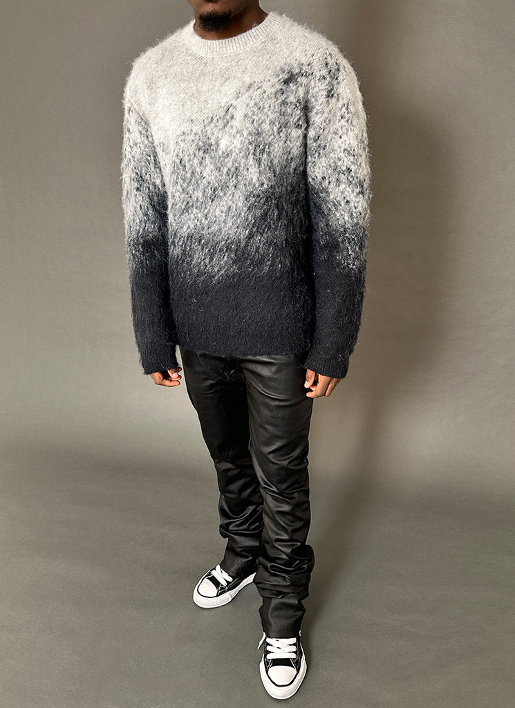 Mohair Gradient Sweater - Black - Image 28