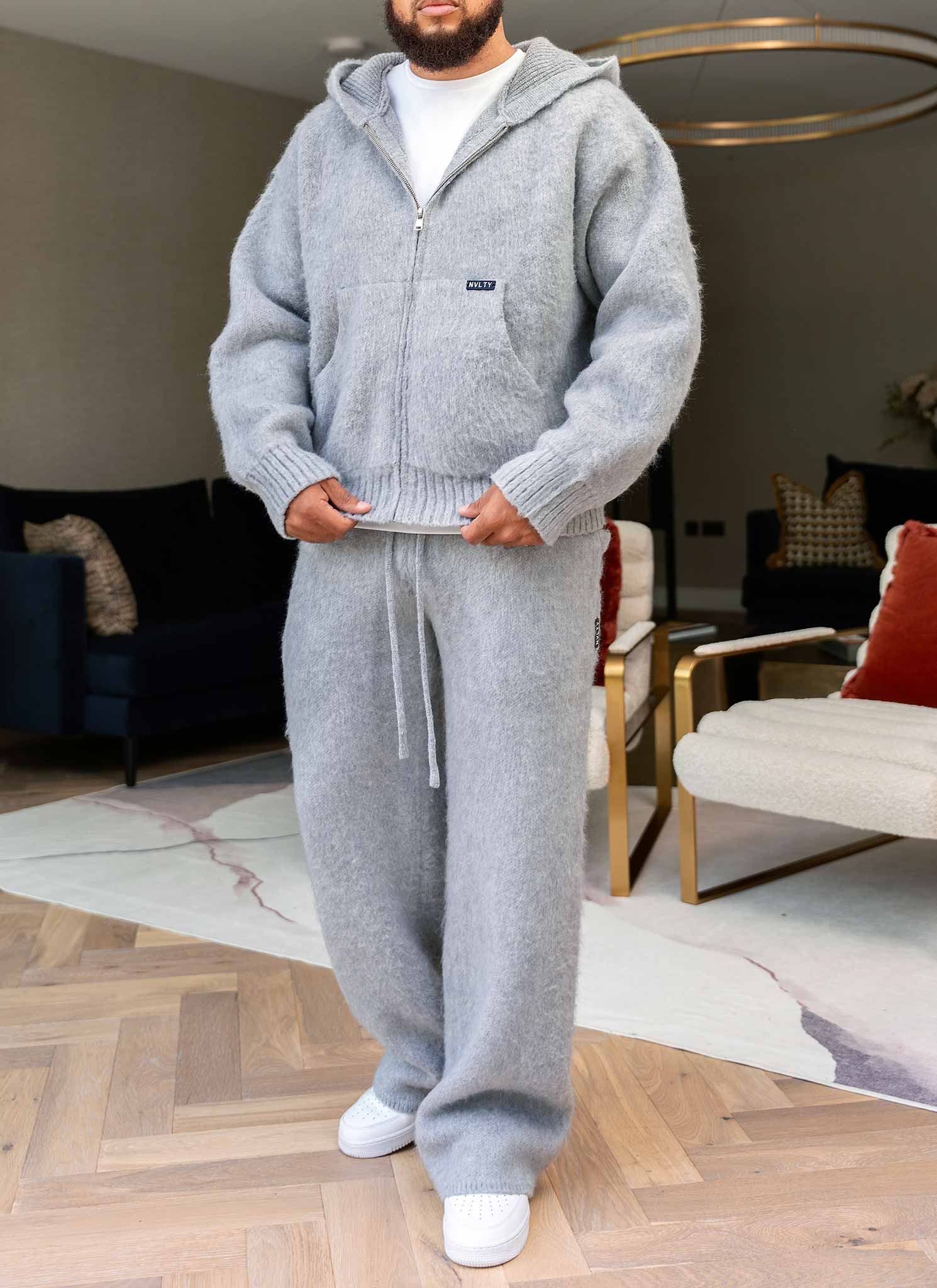 Mohair Joggers - Grey - Image 6