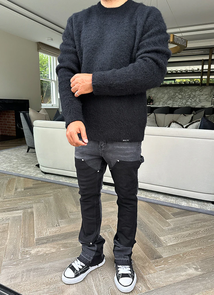 Mohair Sweater - Black - Image 12