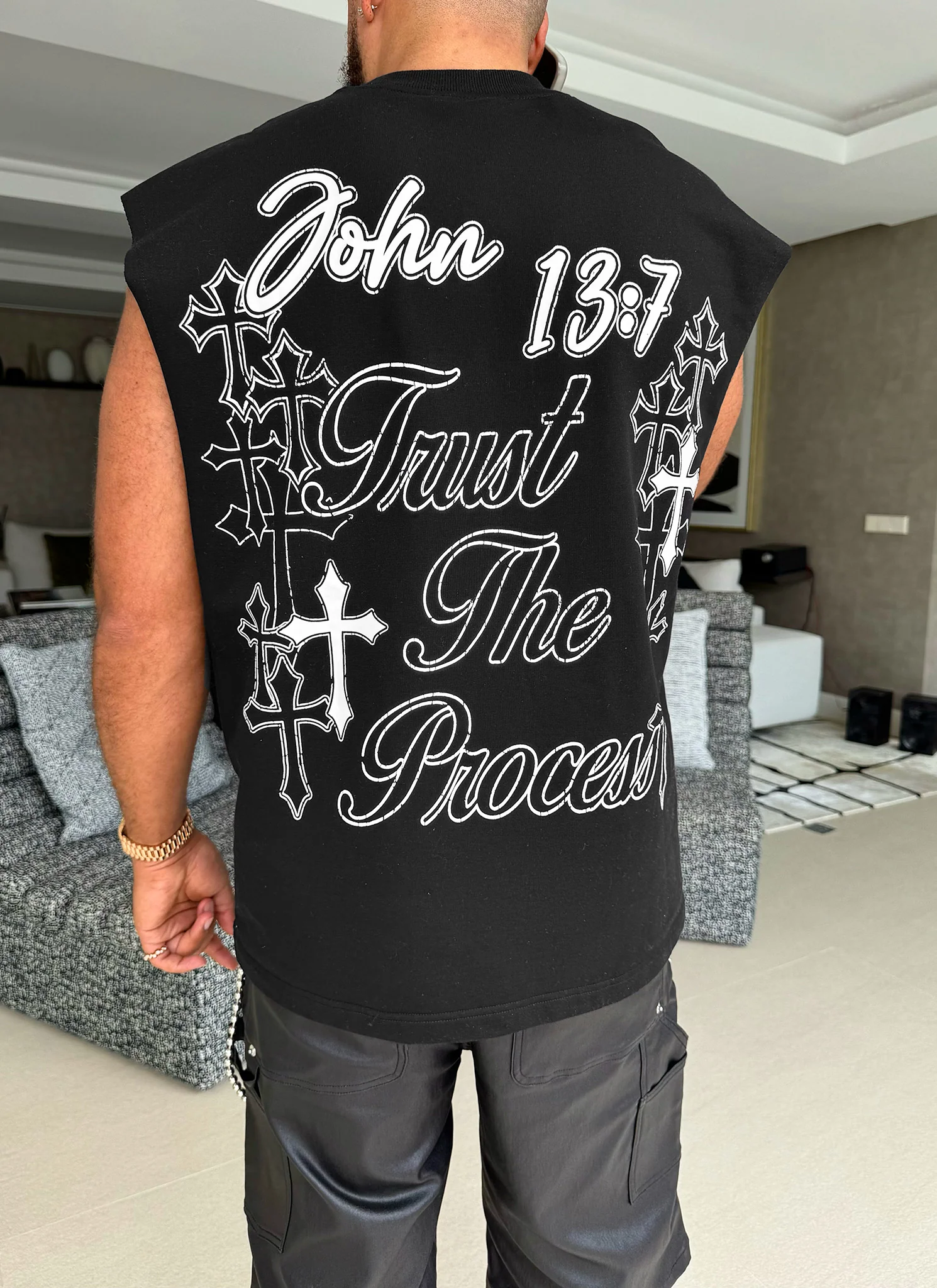 Road To Glory Sleeveless T-Shirt - Black - Image 5