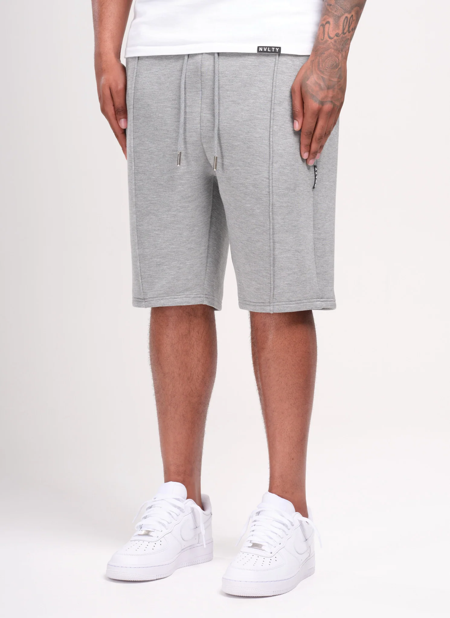 Scuba Structured Shorts - Grey - Image 2