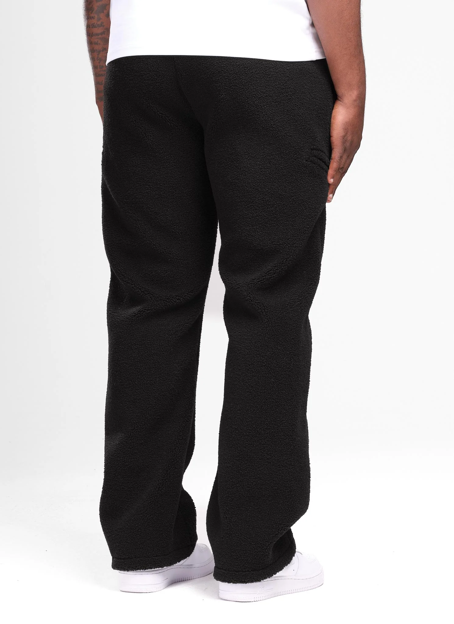 Sherpa Zip Joggers - Black - Image 6