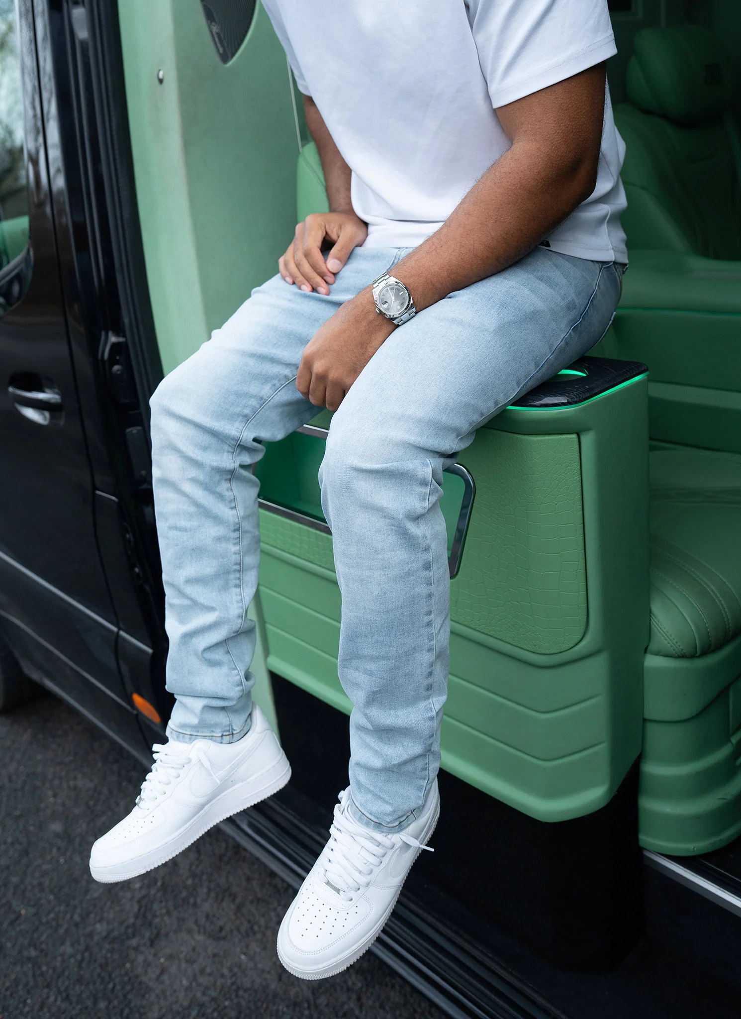 Slim Fit Jeans - Blue - Image 2