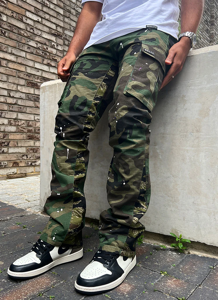Vintage Flare Cargos - Camo Paint - Image 10