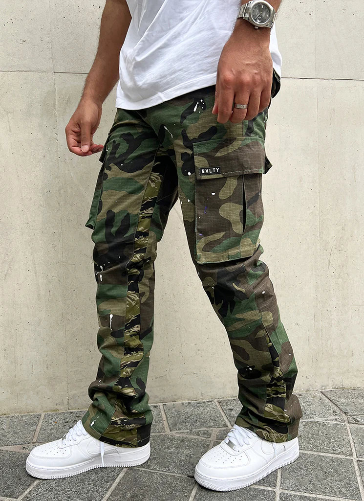 Vintage Flare Cargos - Camo Paint - Image 11