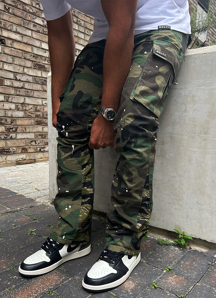 Vintage Flare Cargos - Camo Paint - Image 12