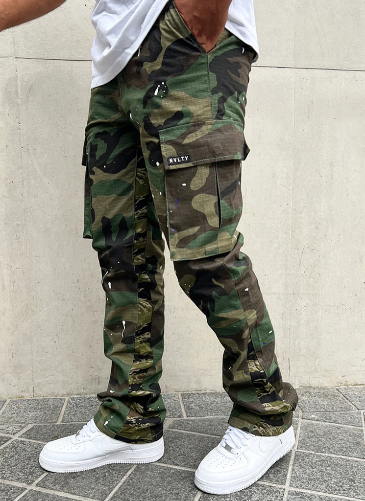 Vintage Flare Cargos - Camo Paint - Image 8