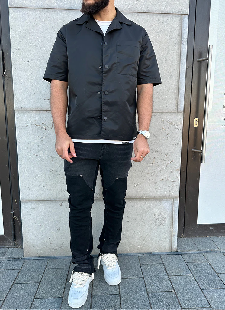Vintage Flare Carpenter Jeans - Black - Image 10